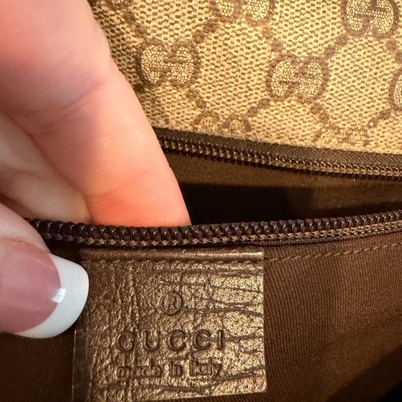 Gucci Beige and Brown Unisex Messenger Bag Authentic Paper! - Picture 6 of 15